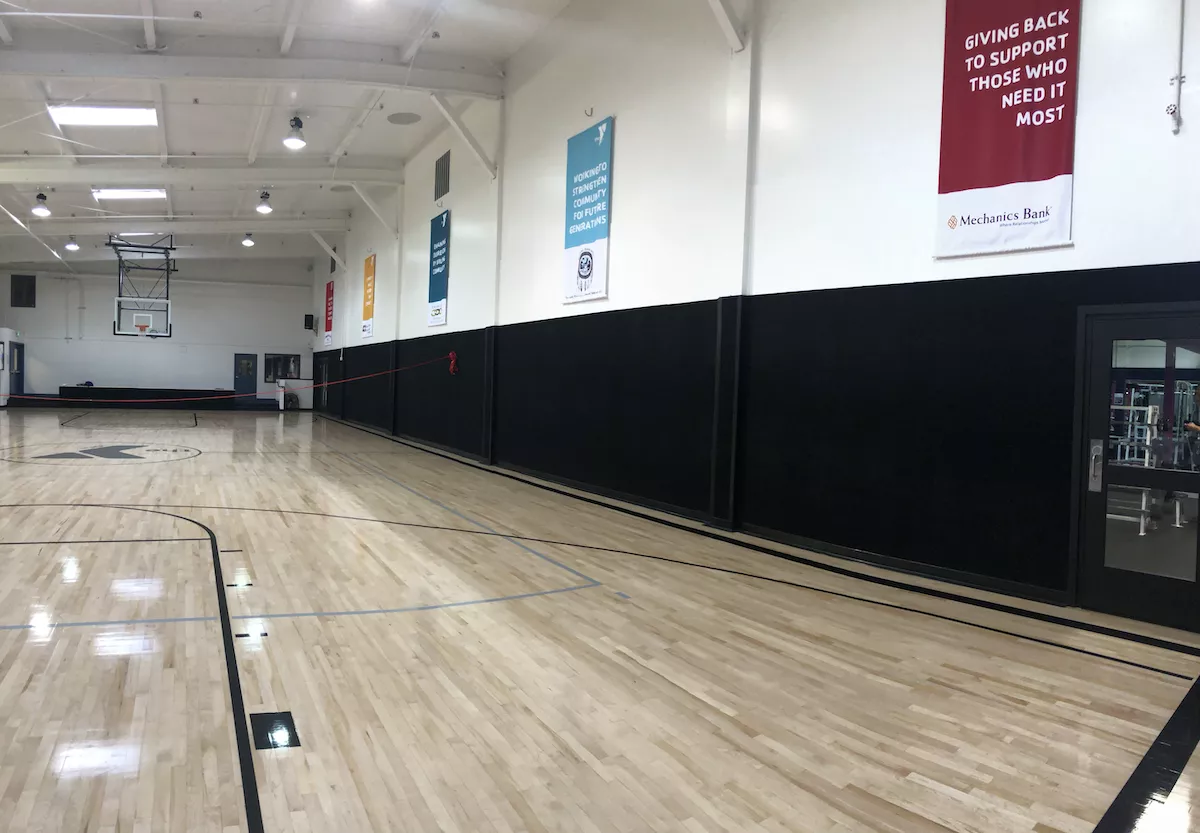 Indoor Basket Ball Court empty