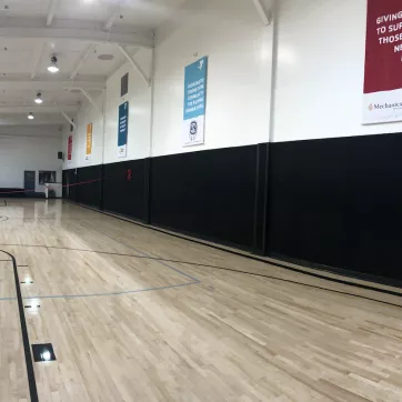 Indoor Basket Ball Court empty