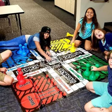 youth indoor games hot outside