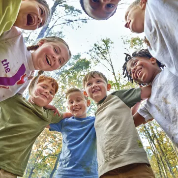 Youth in a circle
