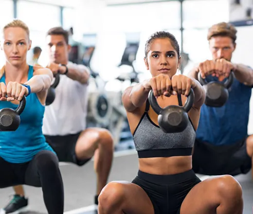 ymca adults coed kettlebells