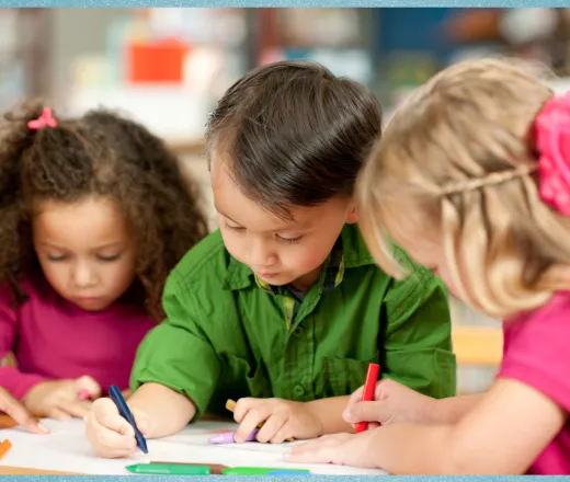 Preschool craft color time