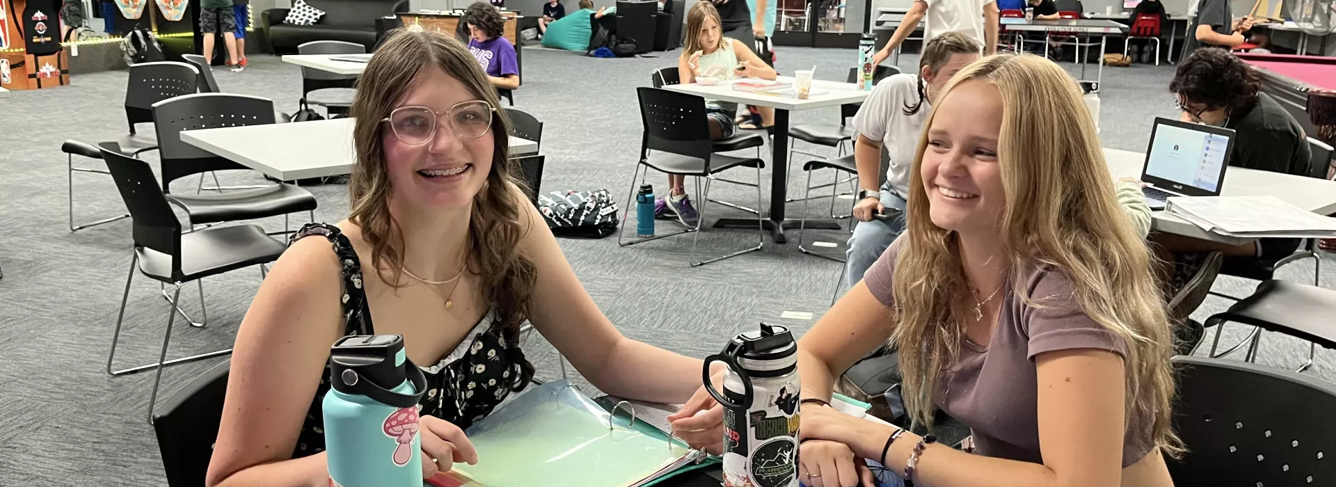 friends studying together